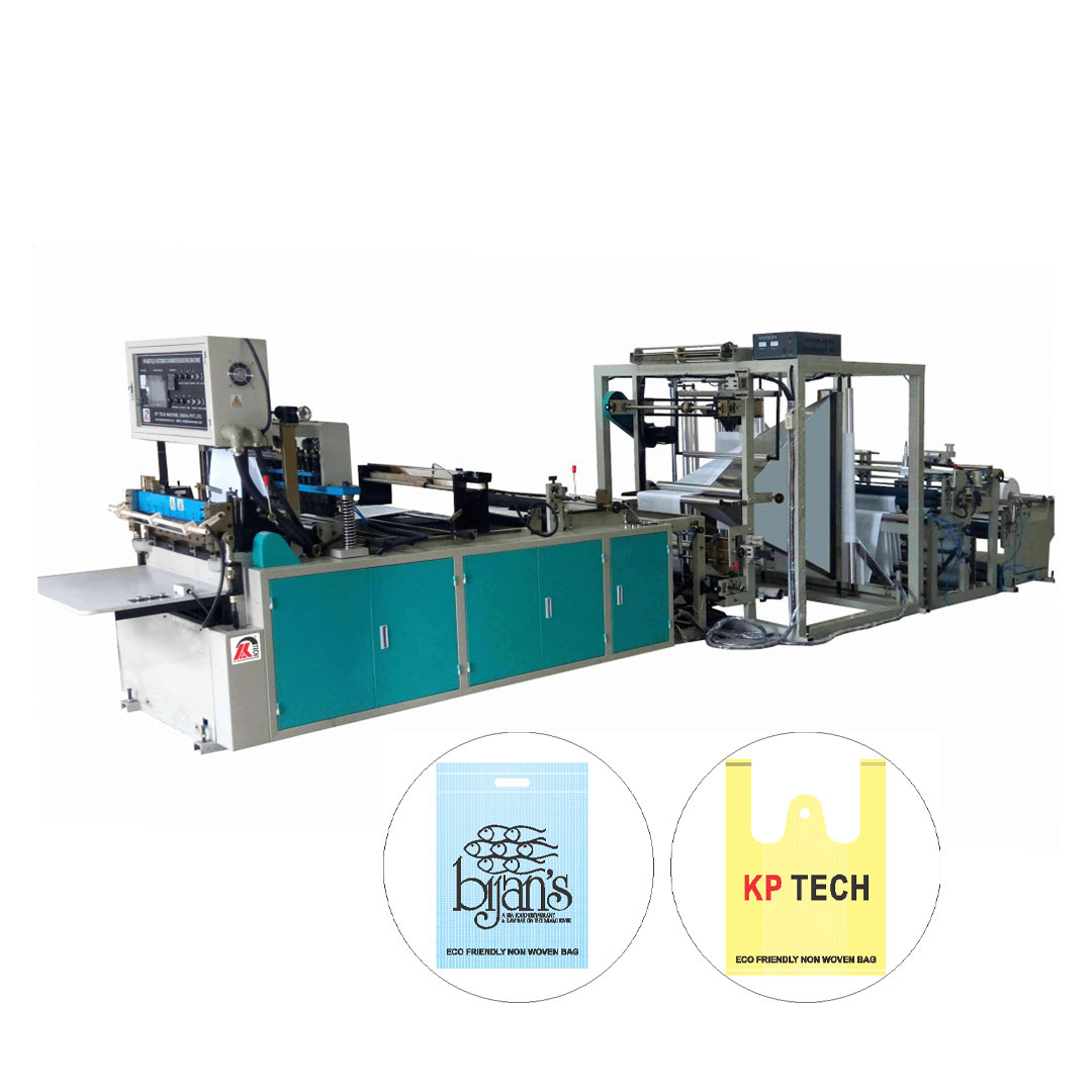 KP-555 FULLY AUTOMATIC NON WOVEN BAG MAKING MACHINE